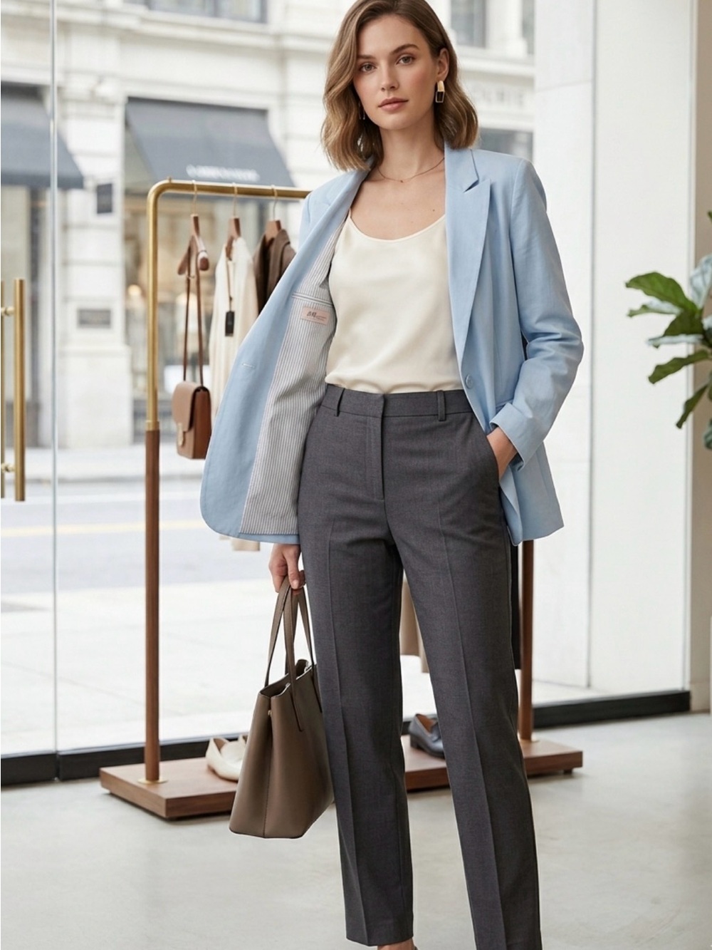 Philosophy timeless Women’s Light Blue Blazer size small